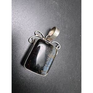 Sterling Silver Dichroic Glass Pendant
